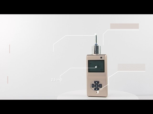 Κίνα ES20B portable gas detector for NO2 , 0-20ppm, with sound light vibration alarm system προς πώληση