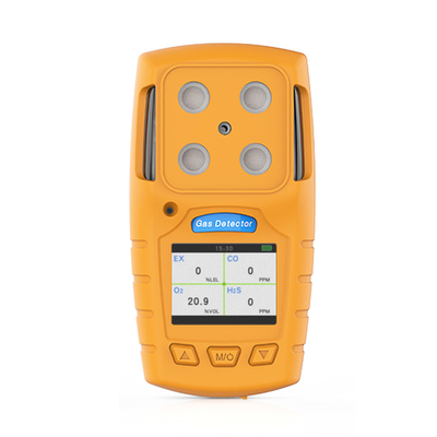 Personal multi gas detector with Audible, Visual, Vibration , industrial gas detector